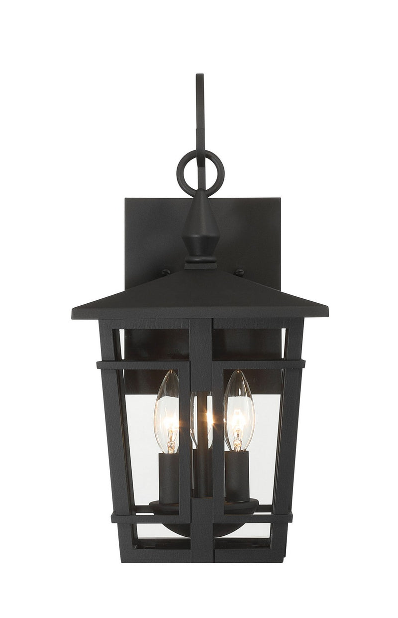 Minka-Lavery 77901-66 Three Light Outdoor Wall Sconce, Sand Coal