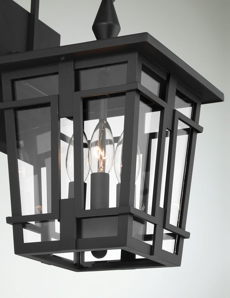 Minka-Lavery 77901-66 Three Light Outdoor Wall Sconce, Sand Coal