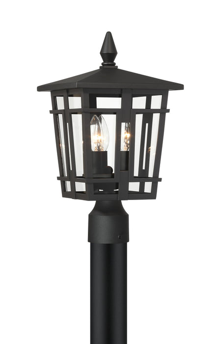 Minka-Lavery 77905-66 Three Light Outdoor Post Mount, Sand Coal