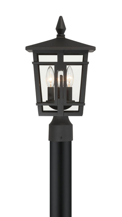 Minka-Lavery 77905-66 Three Light Outdoor Post Mount, Sand Coal