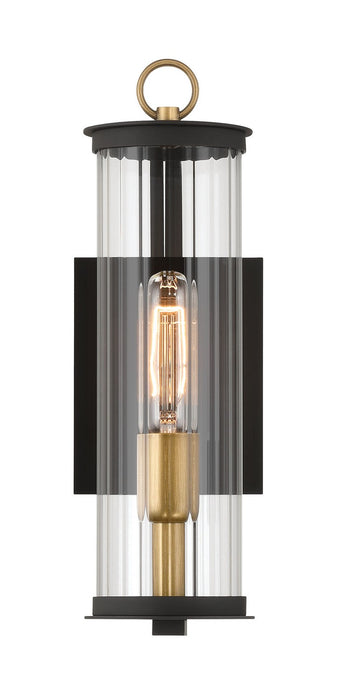 Minka-Lavery 79000-734 One Light Outdoor Wall Sconce, Legacy Brass (Painted) & Dark