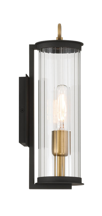 Minka-Lavery 79000-734 One Light Outdoor Wall Sconce, Legacy Brass (Painted) & Dark