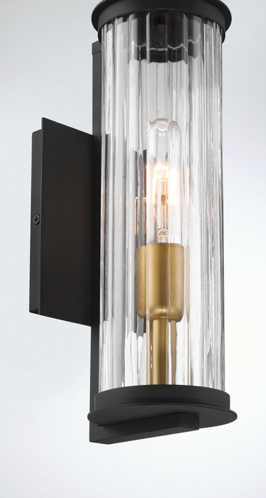 Minka-Lavery 79000-734 One Light Outdoor Wall Sconce, Legacy Brass (Painted) & Dark
