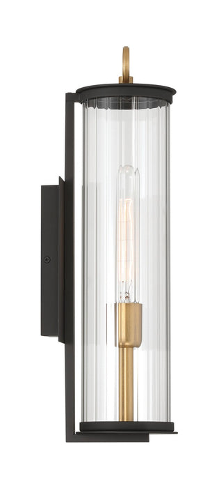 Minka-Lavery 79001-734 One Light Outdoor Wall Sconce, Legacy Brass (Painted) & Dark