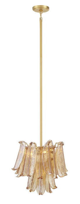 Metropolitan N1994-A-732 Four Light Chandelier, Legacy Brass
