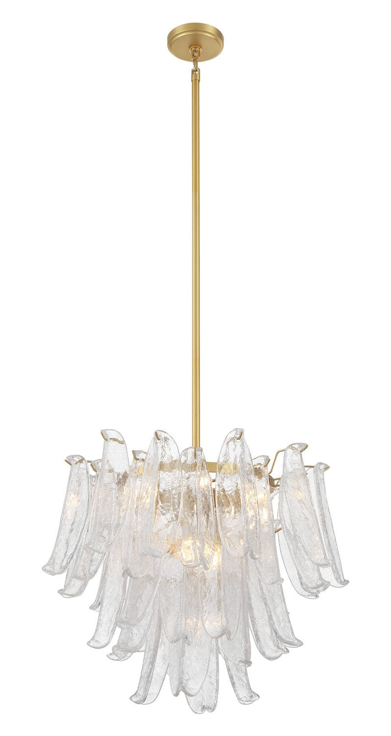 Metropolitan N1997-732 Nine Light Chandelier, Legacy Brass