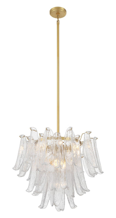 Metropolitan N1997-732 Nine Light Chandelier, Legacy Brass
