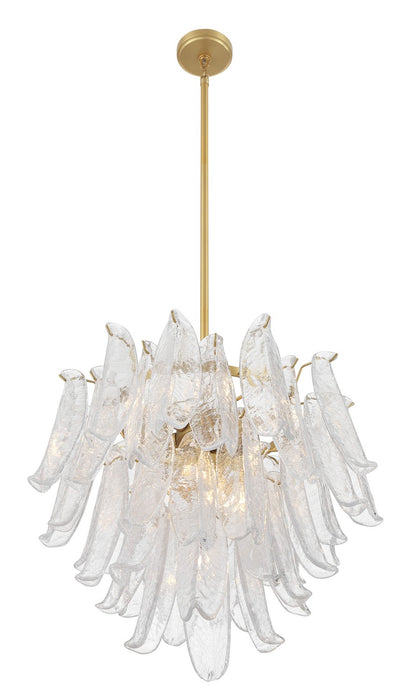 Metropolitan N1997-732 Nine Light Chandelier, Legacy Brass