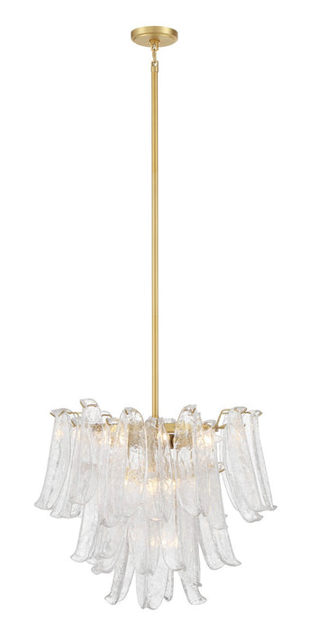 Metropolitan N1997-732 Nine Light Chandelier, Legacy Brass