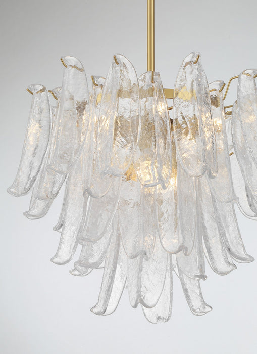 Metropolitan N1997-732 Nine Light Chandelier, Legacy Brass