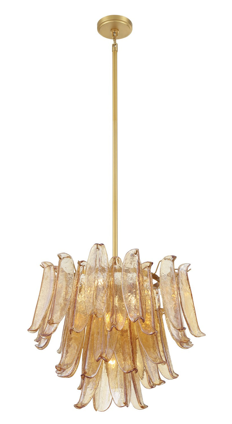 Metropolitan N1997-A-732 Nine Light Chandelier, Legacy Brass