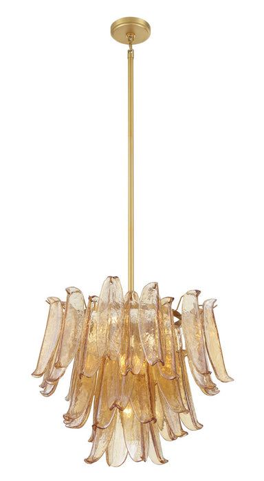 Metropolitan N1997-A-732 Nine Light Chandelier, Legacy Brass