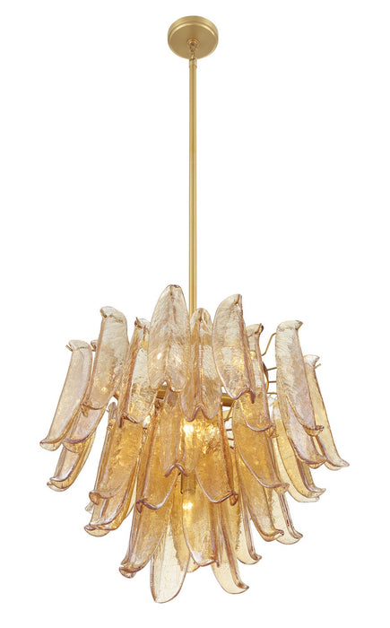 Metropolitan N1997-A-732 Nine Light Chandelier, Legacy Brass