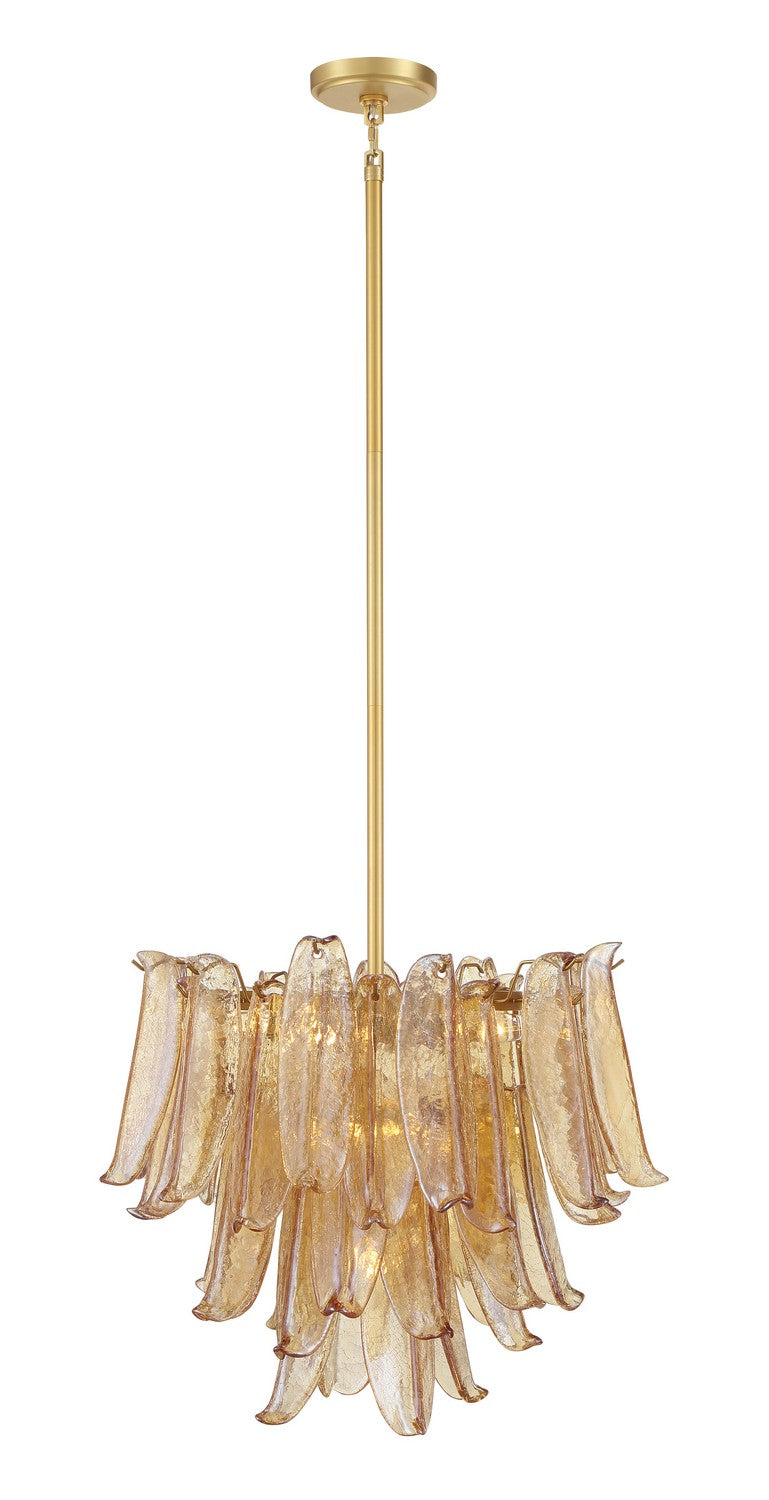 Metropolitan N1997-A-732 Nine Light Chandelier, Legacy Brass