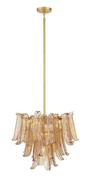 Metropolitan N1997-A-732 Nine Light Chandelier, Legacy Brass