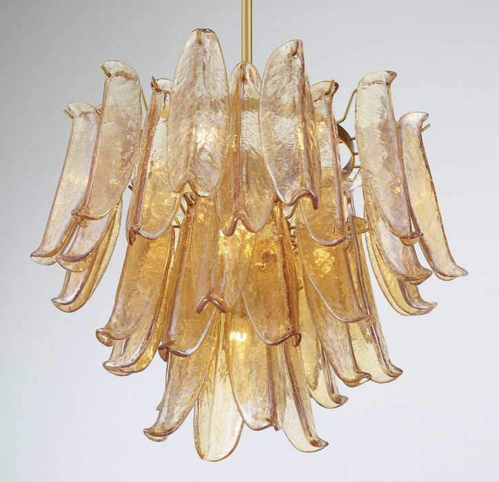 Metropolitan N1997-A-732 Nine Light Chandelier, Legacy Brass