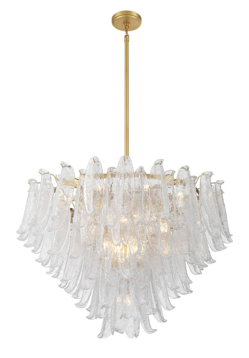 Metropolitan N1999-732 17 Light Chandelier, Legacy Brass