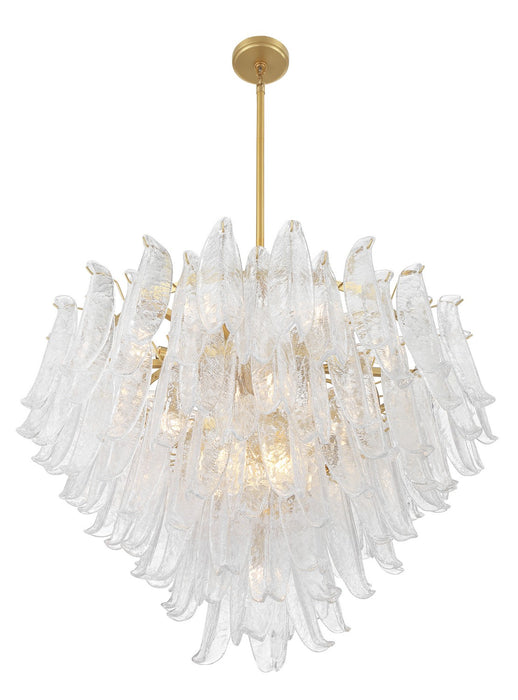 Metropolitan N1999-732 17 Light Chandelier, Legacy Brass