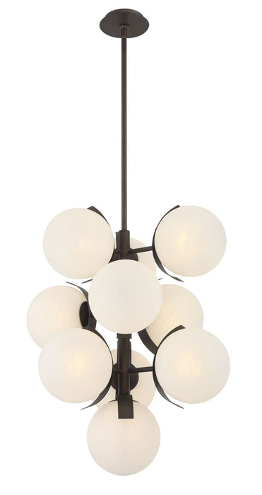 Metropolitan N2085-860 Ten Light Pendant, Dark Bronze