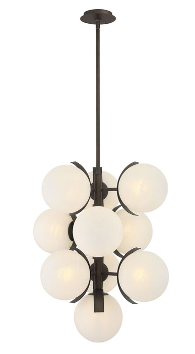 Metropolitan N2085-860 Ten Light Pendant, Dark Bronze