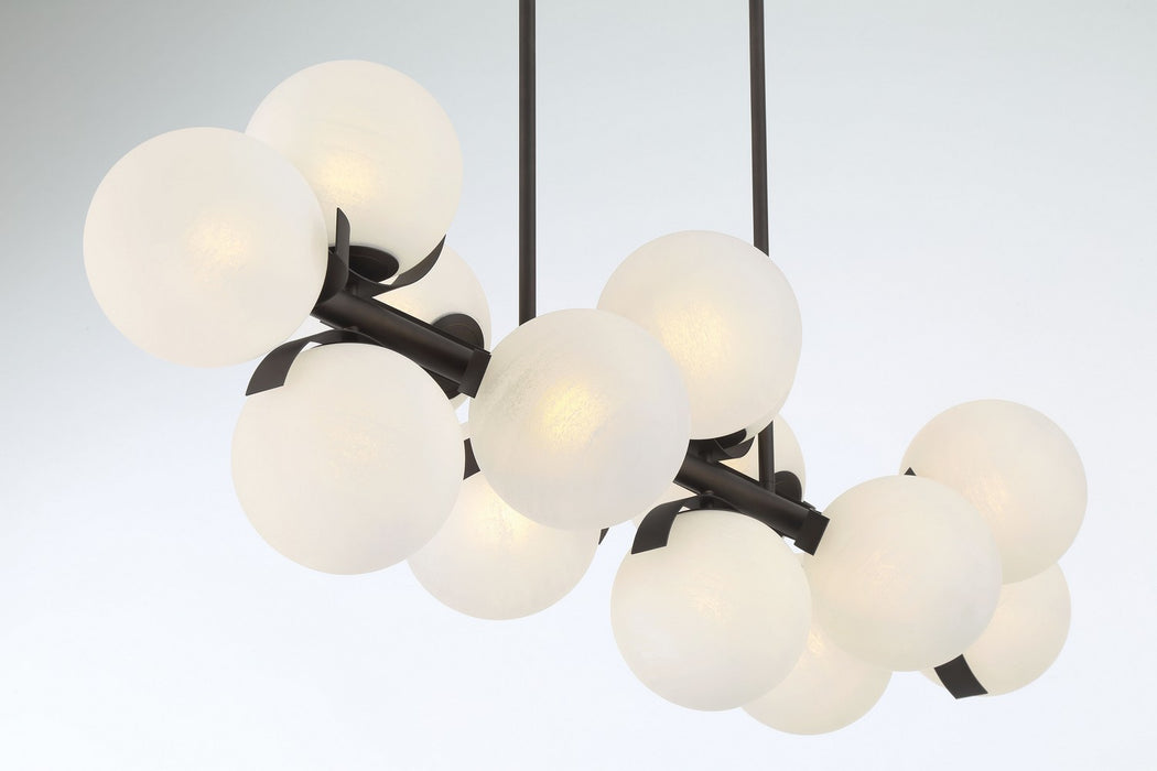Metropolitan N2087-860 14 Light Island Pendant, Dark Bronze