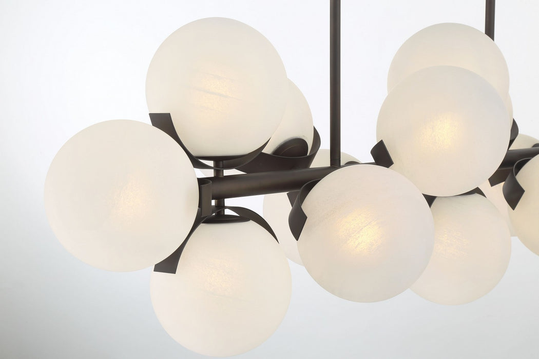 Metropolitan N2087-860 14 Light Island Pendant, Dark Bronze