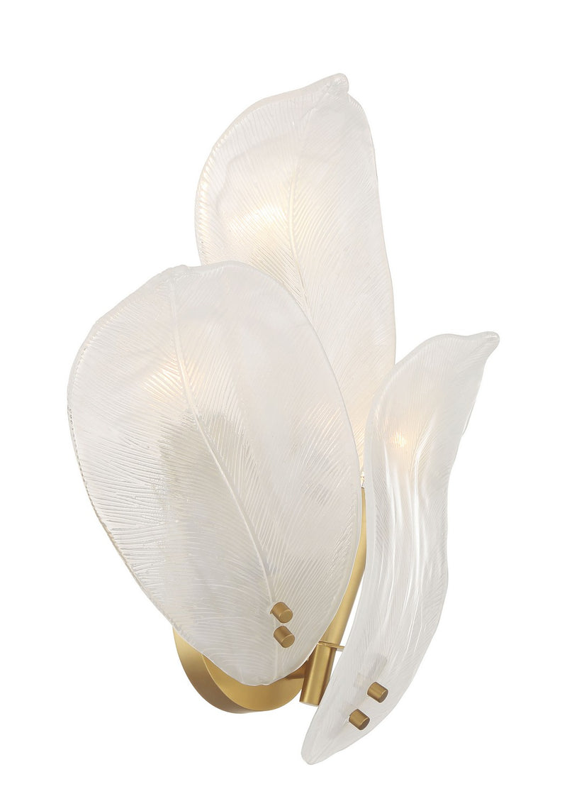 Metropolitan N2213-732 Three Light Wall Sconce, Legacy Brass