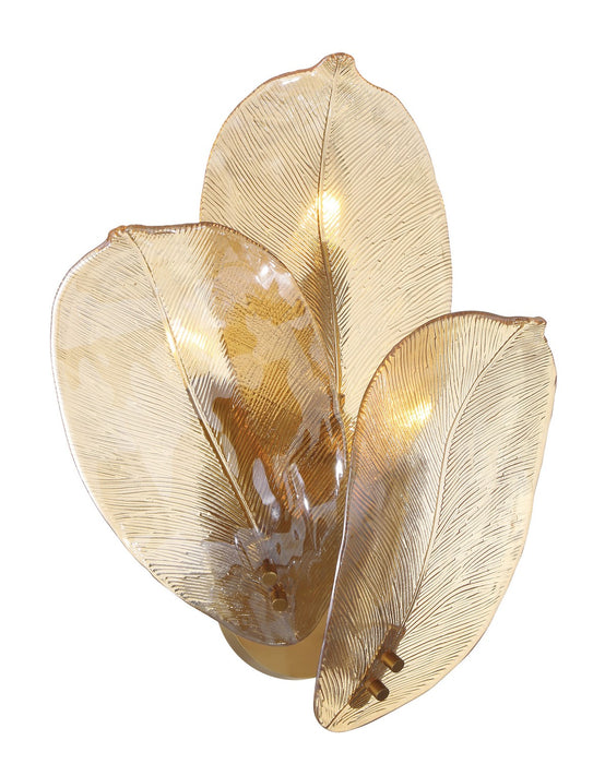 Metropolitan N2213-A-732 Three Light Wall Sconce, Legacy Brass