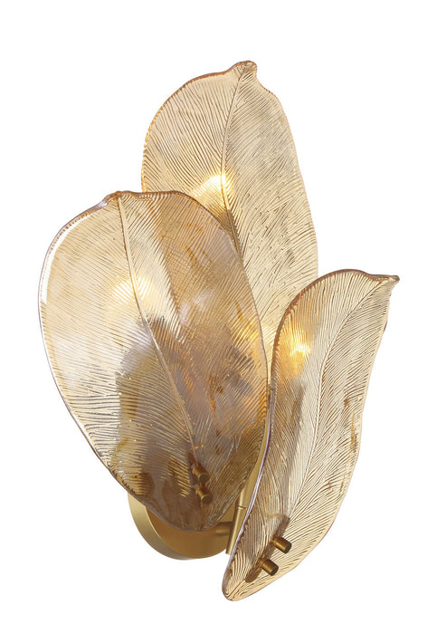 Metropolitan N2213-A-732 Three Light Wall Sconce, Legacy Brass