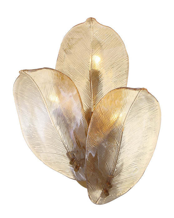 Metropolitan N2213-A-732 Three Light Wall Sconce, Legacy Brass