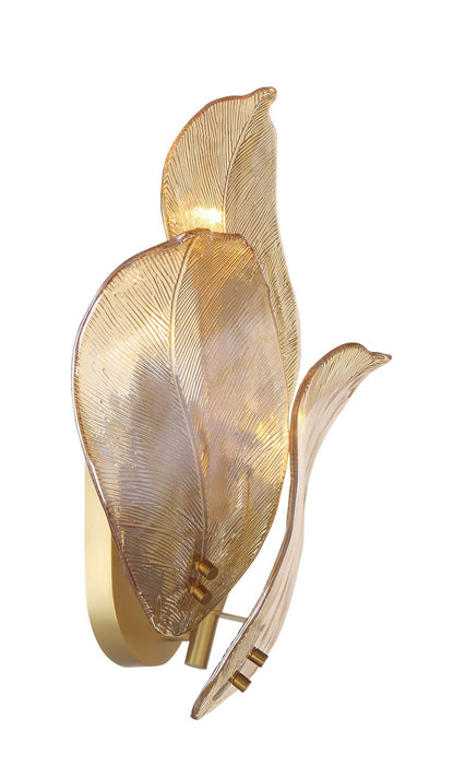 Metropolitan N2213-A-732 Three Light Wall Sconce, Legacy Brass