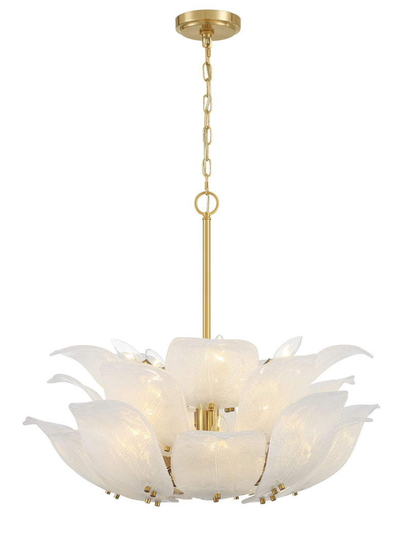 Metropolitan N2215-732 Ten Light Pendant, Legacy Brass