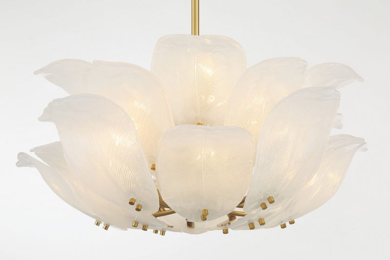 Metropolitan N2215-732 Ten Light Pendant, Legacy Brass