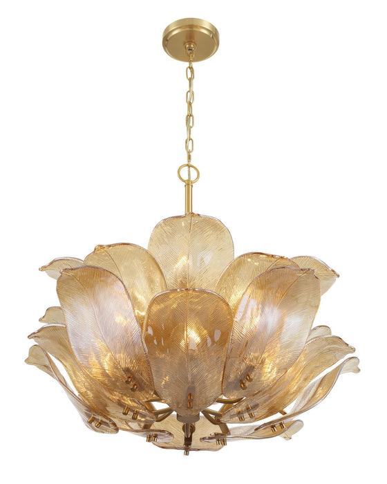 Metropolitan N2215-A-732 Ten Light Pendant, Legacy Brass