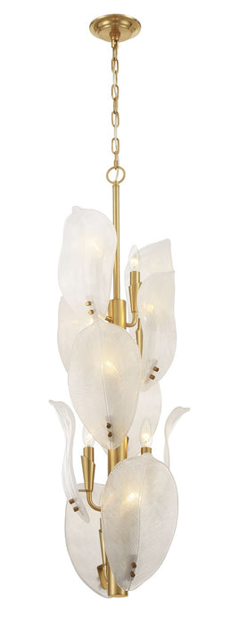 Metropolitan N2216-732 Ten Light Pendant, Legacy Brass