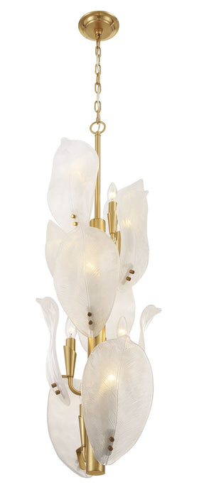 Metropolitan N2216-732 Ten Light Pendant, Legacy Brass