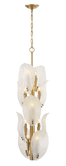 Metropolitan N2216-732 Ten Light Pendant, Legacy Brass