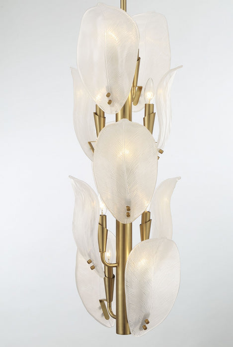 Metropolitan N2216-732 Ten Light Pendant, Legacy Brass