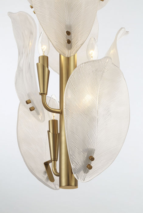 Metropolitan N2216-732 Ten Light Pendant, Legacy Brass