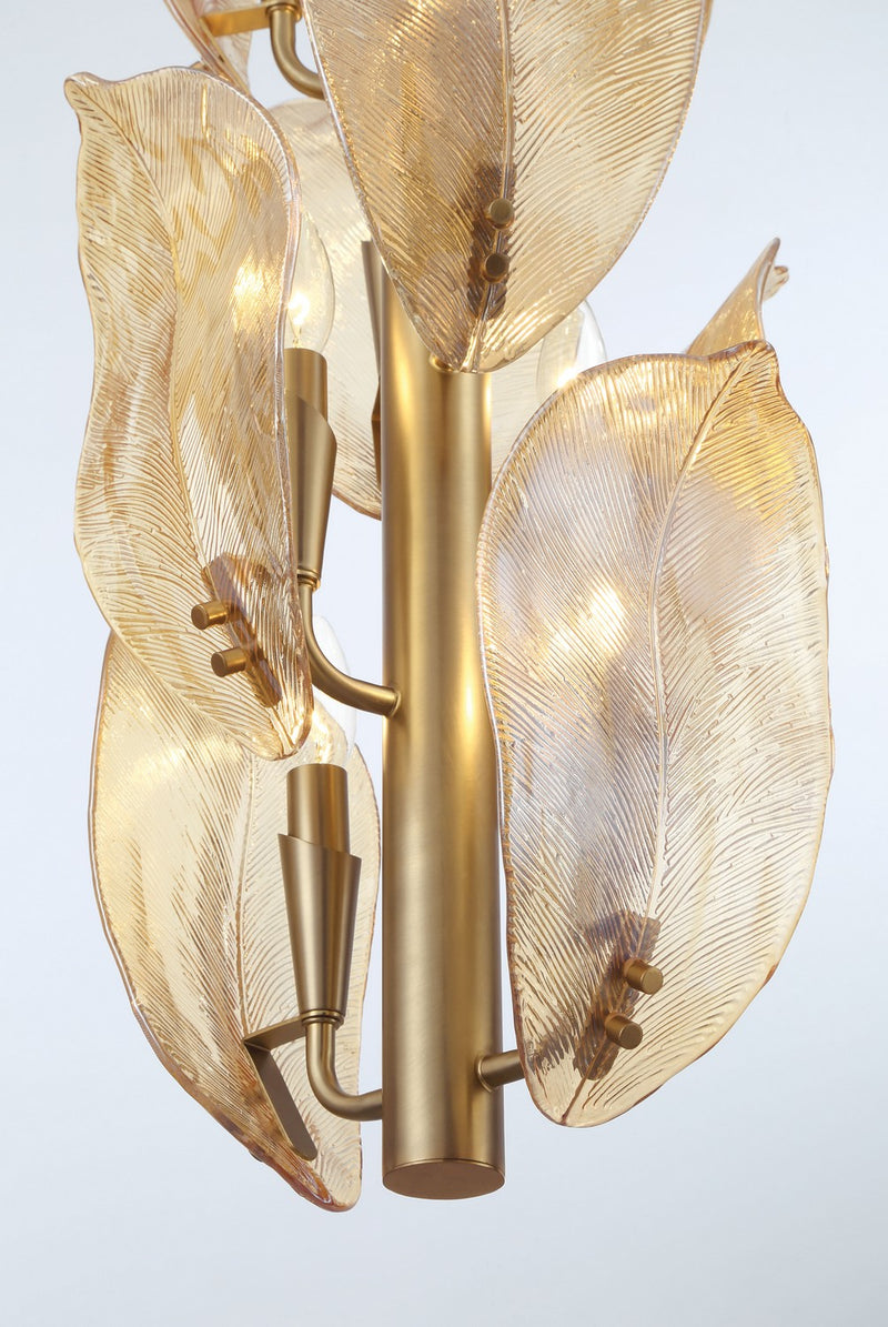 Metropolitan N2216-A-732 Ten Light Pendant, Legacy Brass