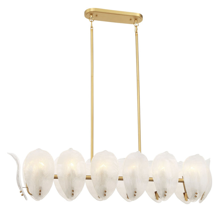 Metropolitan N2217-732 14 Light Island Pendant, Legacy Brass