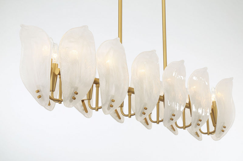 Metropolitan N2217-732 14 Light Island Pendant, Legacy Brass