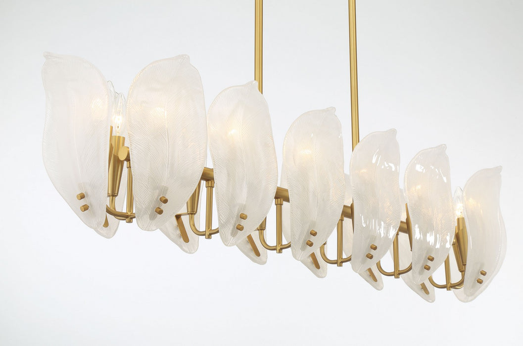 Metropolitan N2217-732 14 Light Island Pendant, Legacy Brass
