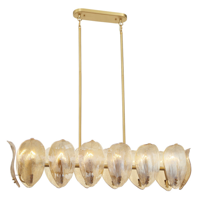 Metropolitan N2217-A-732 14 Light Island Pendant, Legacy Brass