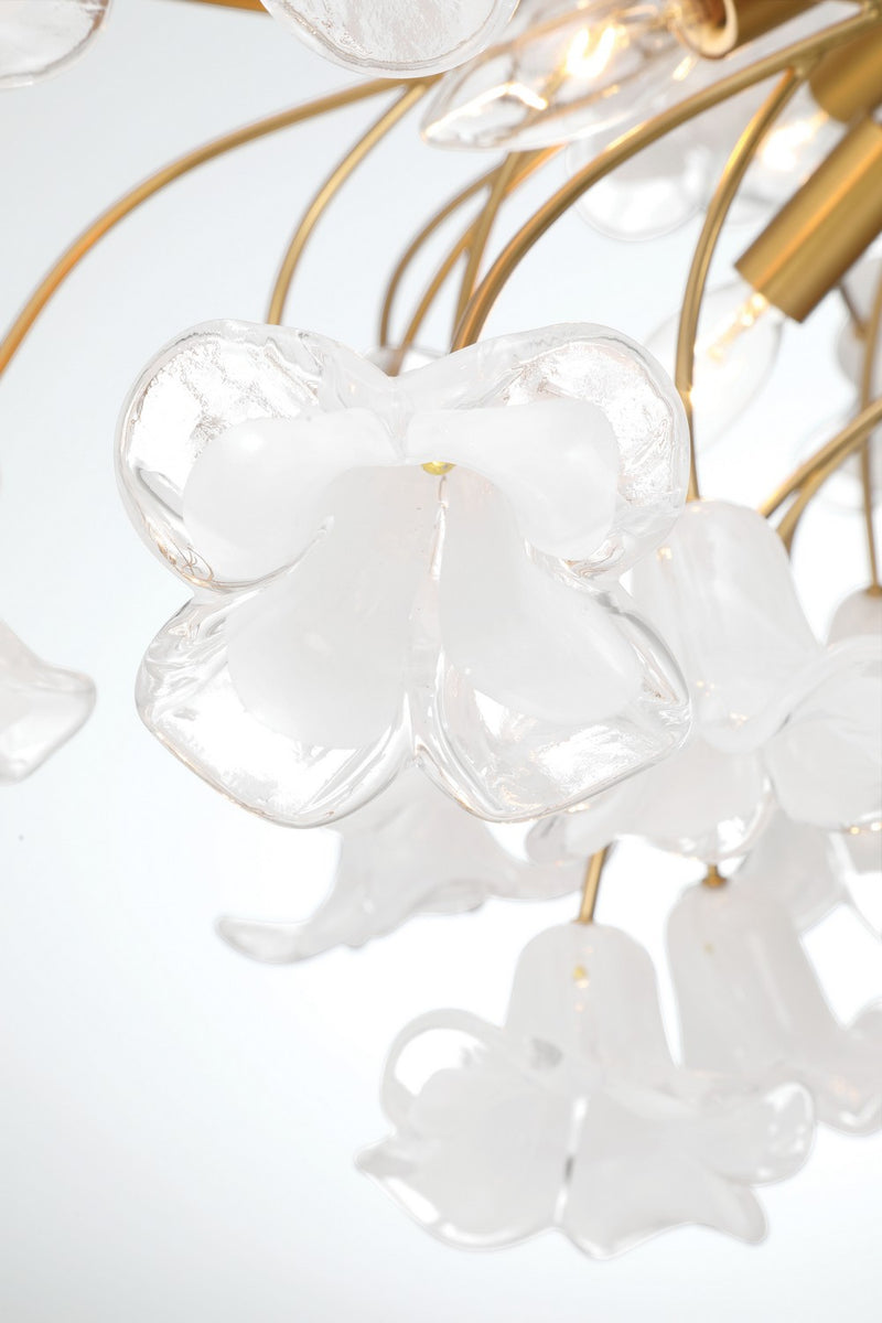 Metropolitan N2226-732 Six Light Chandelier, Legacy Brass