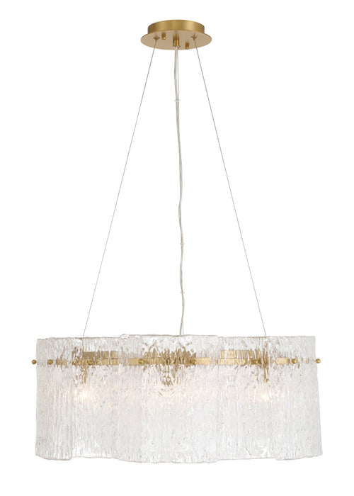 Metropolitan N2286-732 Six Light Pendant, Legacy Brass