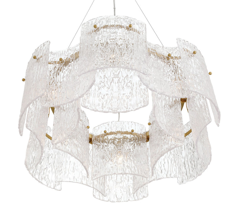 Metropolitan N2286-732 Six Light Pendant, Legacy Brass