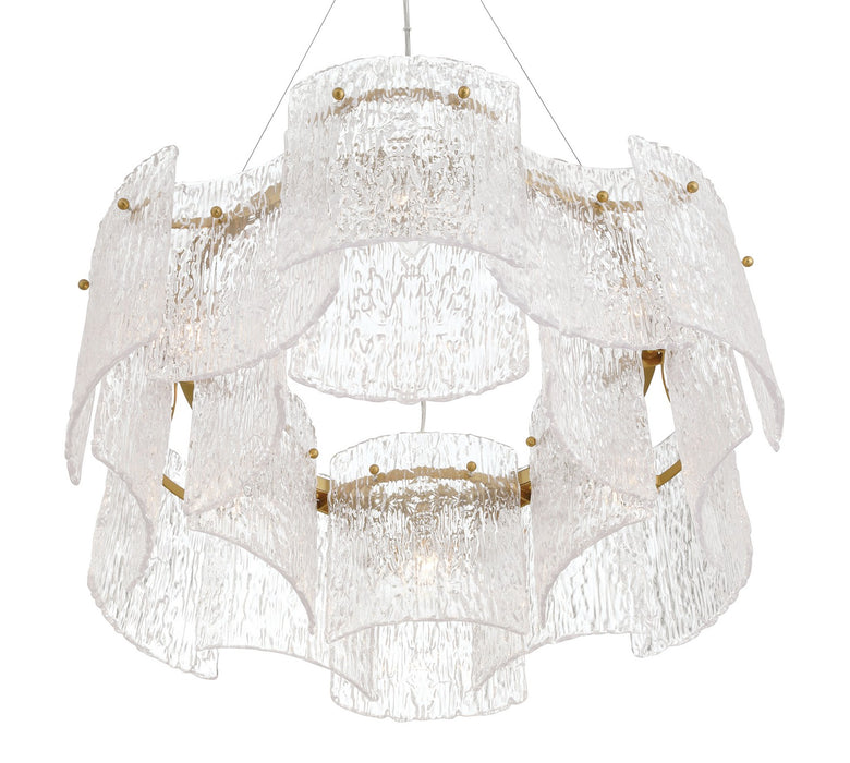 Metropolitan N2286-732 Six Light Pendant, Legacy Brass