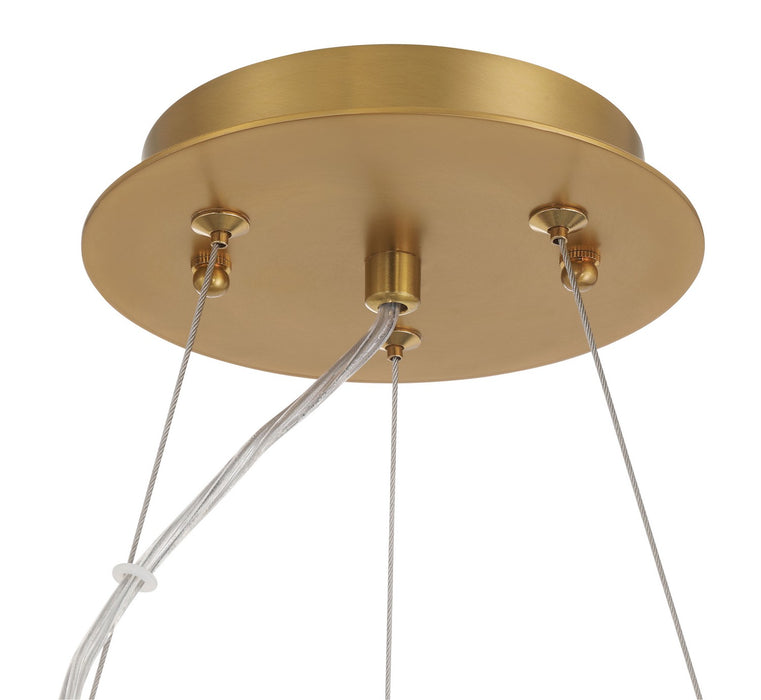 Metropolitan N2286-732 Six Light Pendant, Legacy Brass