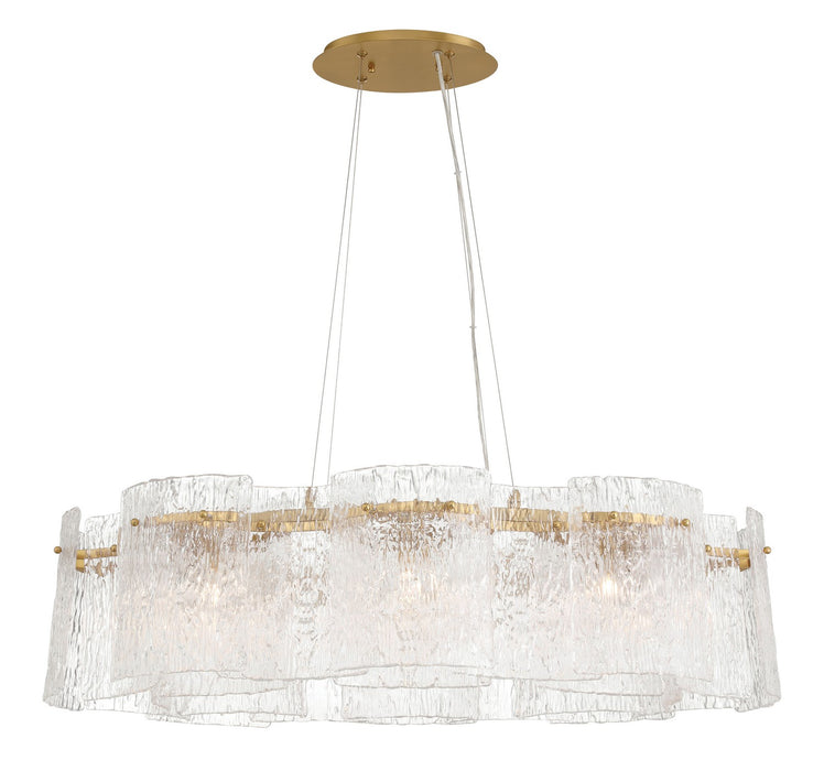 Metropolitan N2288-732 Eight Light Pendant, Legacy Brass